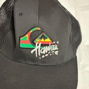 Quiksilver Black Hat with Multicolor Logo